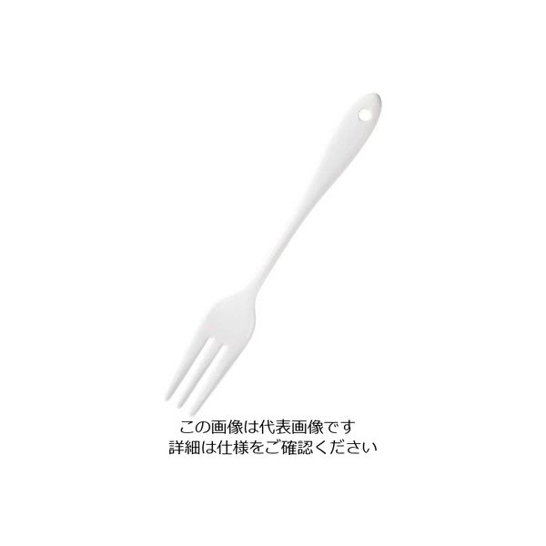 ワダコーポレーション ホーローカトラリー ナポリ(ホワイト)ヒメフォーク 63-7180-32 1個（直送品）