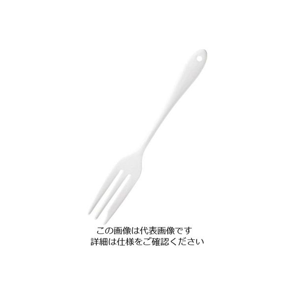 ワダコーポレーション ホーローカトラリー ナポリ(ホワイト)ケーキフォーク 63-7180-34 1個（直送品）
