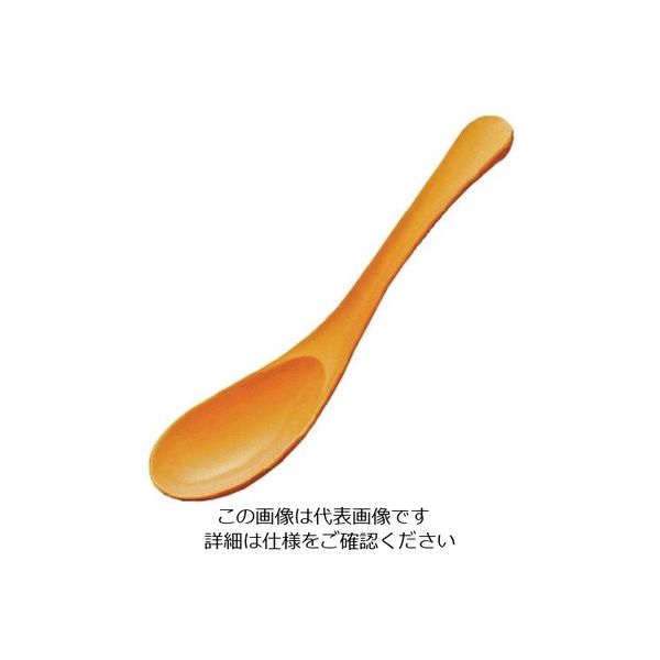 台和 メラミン 多用レンゲ MRー11ーS ベイクドオレンジ 63-7181-87 1個（直送品）