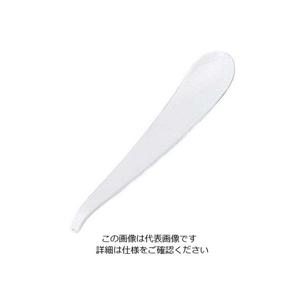 若泉漆器 しずくデザートスプーン 白 63-7182-01 1個（直送品）