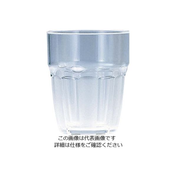 関東プラスチック工業 PC マーレ 段付タンブラー KBー111 クリア 63-7185-53 1個（直送品）