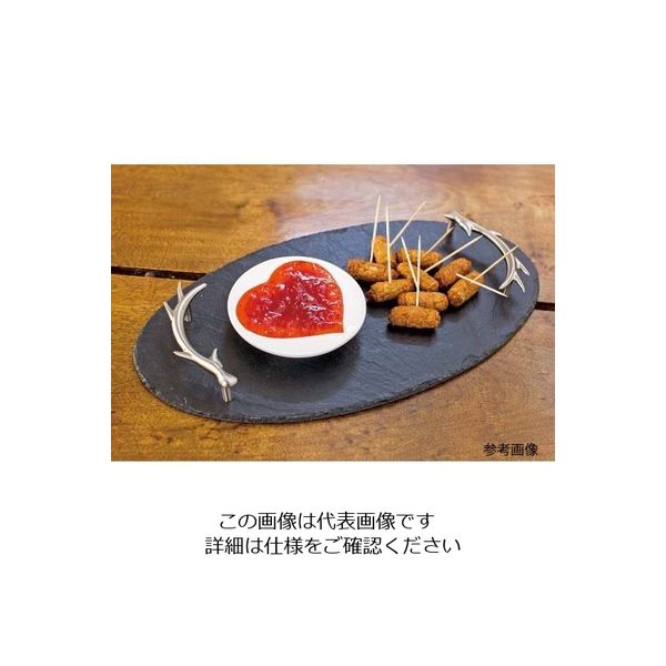 アズワン ジャストスレート サービストレー オーバル つのハンドル 410×220 ST/AO/B 63-7189-58 1個（直送品）