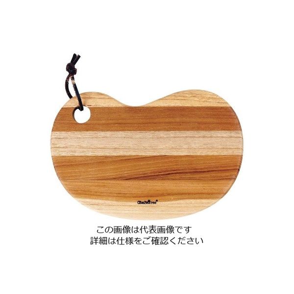 スワンソン商事 チーク サービングボード ビーンシェイプ CUー070 63-7190-10 1個（直送品）