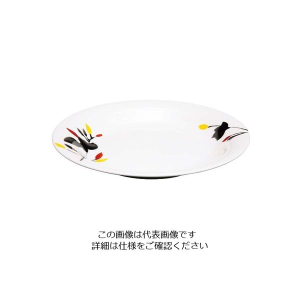 アズワン 凜彩 24cm パスタプレート OFM10-400 1個 63-7193-54（直送品）