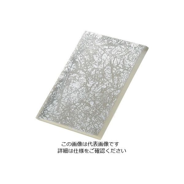 アズワン ライクガラス スリムレクタングルプレート M 銀箔 1202397 1個 63-7190-95（直送品）