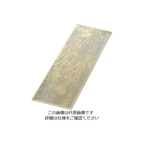 アズワン ライクガラス スリムレクタングルプレート L 金箔 1202401 1個 63-7190-99（直送品）