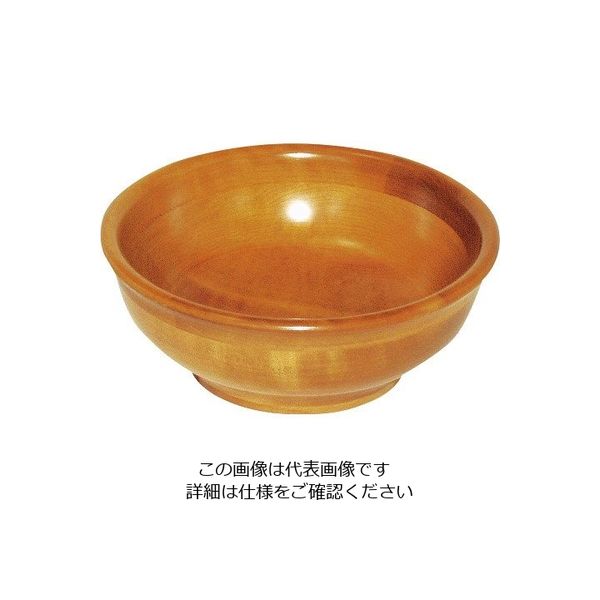 薗部産業 コハクカラー AC型 サラダボール ACー14 カエデ材 63-7192-40 1個（直送品）