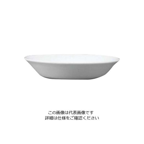 アズワン W・Wホワイトコノート フルーツ/バター皿 12cm 53610003512 1個 63-7192-58（直送品）