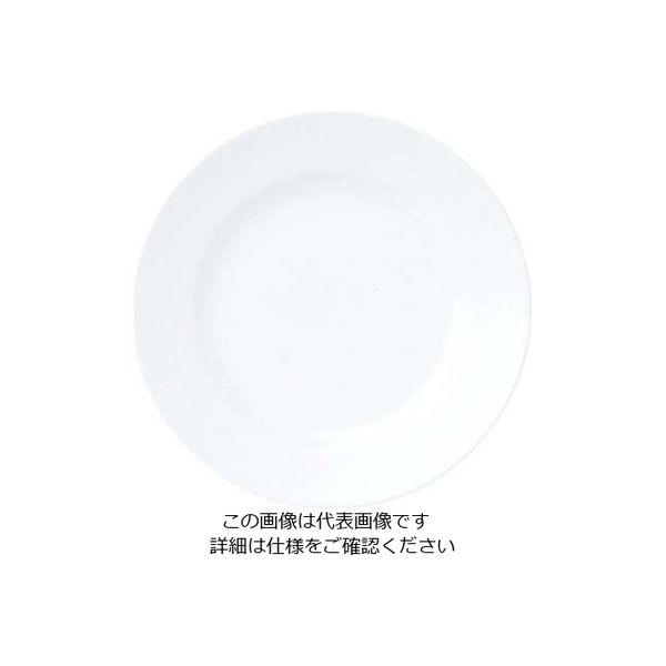 江部松商事 おぎそチャイナ ディナー皿 28cm 3201 ホワイト 63-7193-78 1個（直送品）