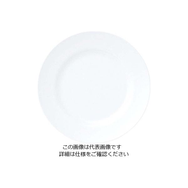 江部松商事 おぎそチャイナ ディナー皿 26cm 3202 ホワイト 63-7193-79 1個（直送品）