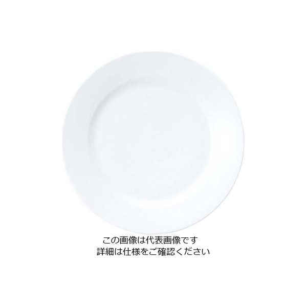 江部松商事 おぎそチャイナ ミート皿 24cm 3203 ホワイト 63-7193-80 1個（直送品）