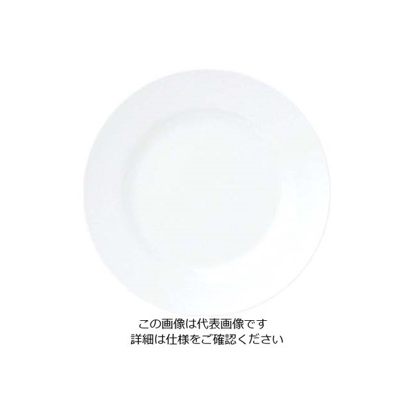 江部松商事 おぎそチャイナ ケーキ皿 19cm 3206 ホワイト 63-7193-83 1個（直送品）