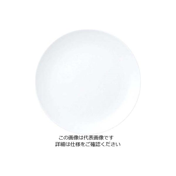 江部松商事 おぎそチャイナ ミート皿 21cm 3282 ホワイト 63-7193-88 1個（直送品）