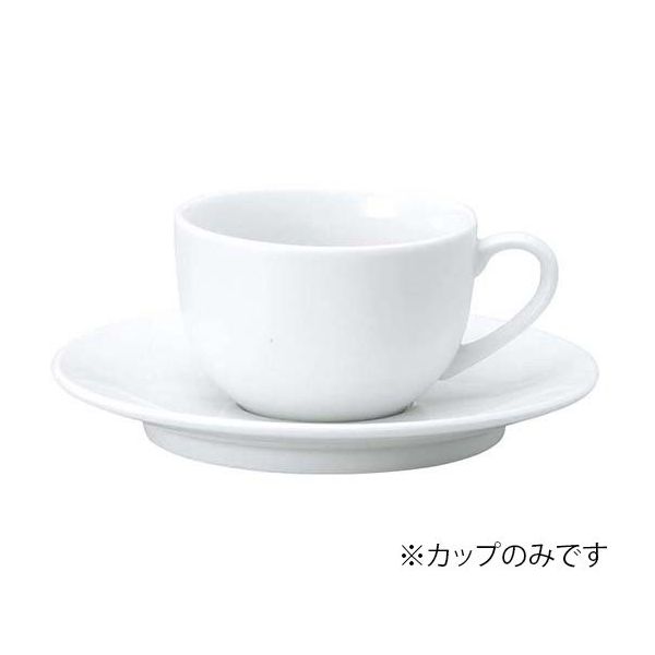 江部松商事 おぎそチャイナ コーヒーカップ 4622 ホワイト 63-7194-01 1個（直送品）