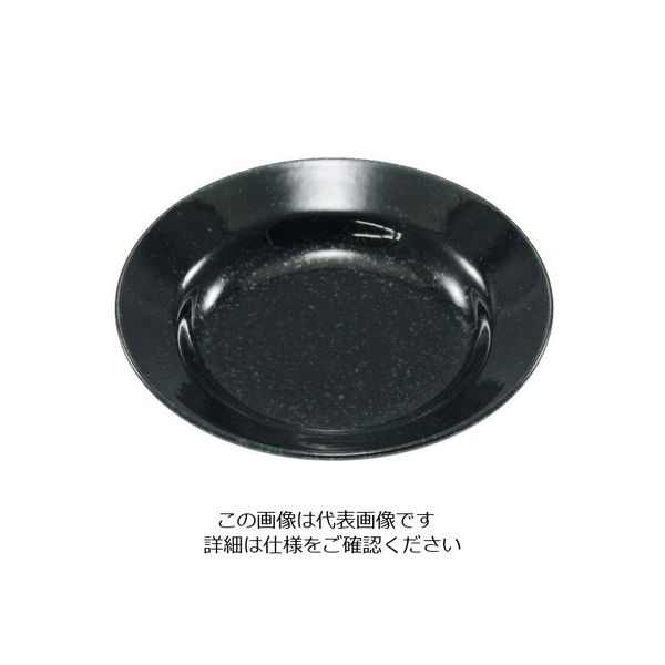 アズワン おぎそチャイナ スープ皿 21cm 3779 ブラック 63-7194-20 1個（直送品）