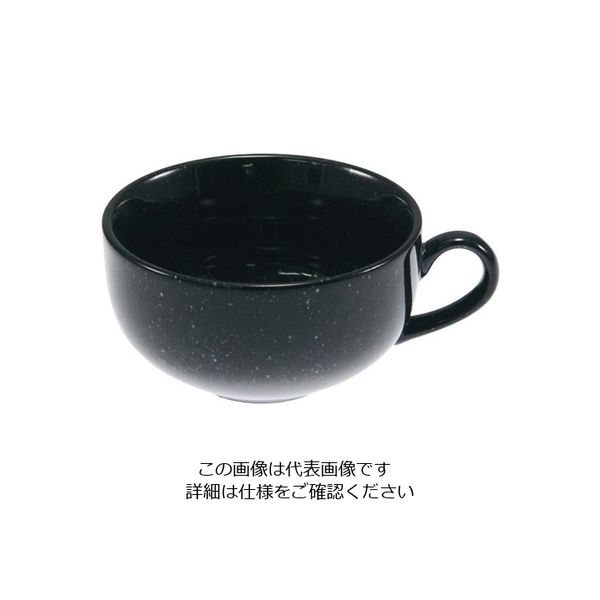 アズワン おぎそチャイナ スープカップ 4659 ブラック 63-7194-28 1個（直送品）