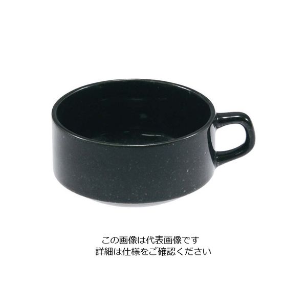 アズワン おぎそチャイナ スタックスープ 4661 ブラック 63-7194-30 1個（直送品）