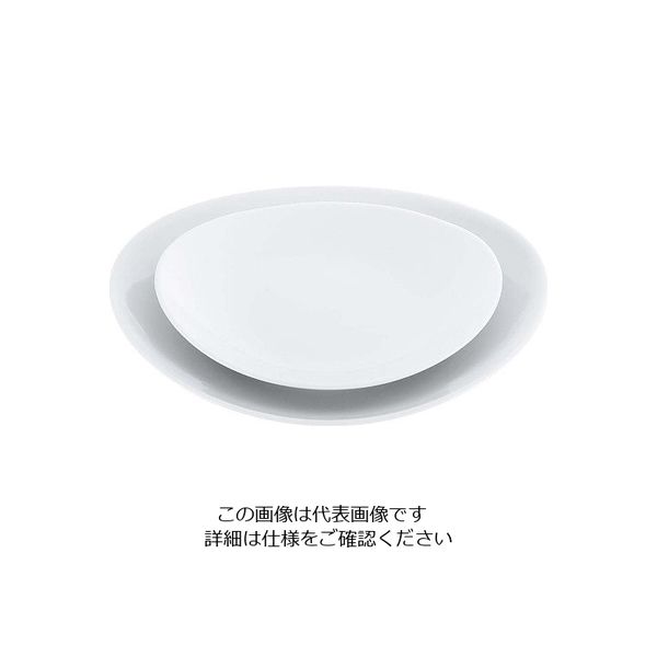 江部松商事 磁器 中華・洋食兼用食器 白楕円皿 17cm 63-7194-95 1個（直送品）