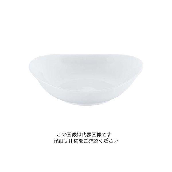 江部松商事 磁器 中華・洋食兼用食器 白オーバルボール 24cm 63-7195-06 1個（直送品）