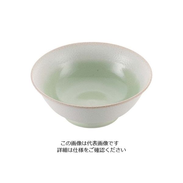 江部松商事 磁器 中華食器 釉彩若草 高台丼 6.8寸 63-7195-13 1個（直送品）