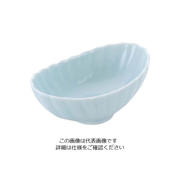 江部松商事 和食器コレクション ブルー 舟形小 63-7196-28 1個（直送品）