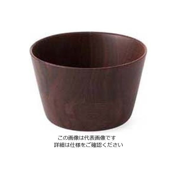 ラ・ルース ひきよせ そば猪口(2段SS)ウォールナット 130131 63-7197-77 1個（直送品）