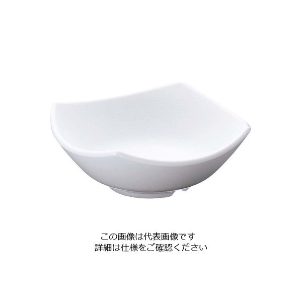 江部松商事 メラミン 菜津味小鉢 KDー301 ホワイト 63-7199-33 1個（直送品）