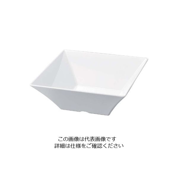 若泉漆器 ニューホワイト 深型盛鉢 22cm 63-7199-90 1個（直送品）