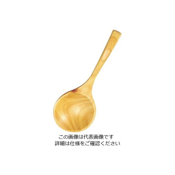 山下工芸 ひのき 煮豆スプーン 全長160 63-7203-89 1個（直送品）