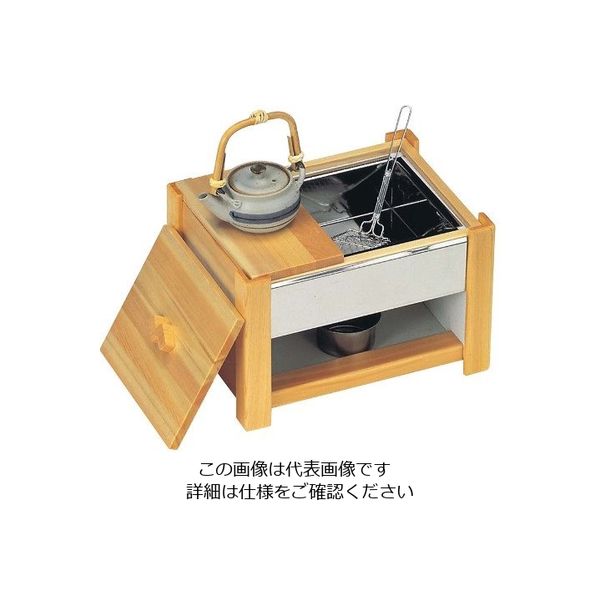 江部松商事（EBEMATSU） 白木 湯豆腐セット（固型燃料用）CW-403 1個