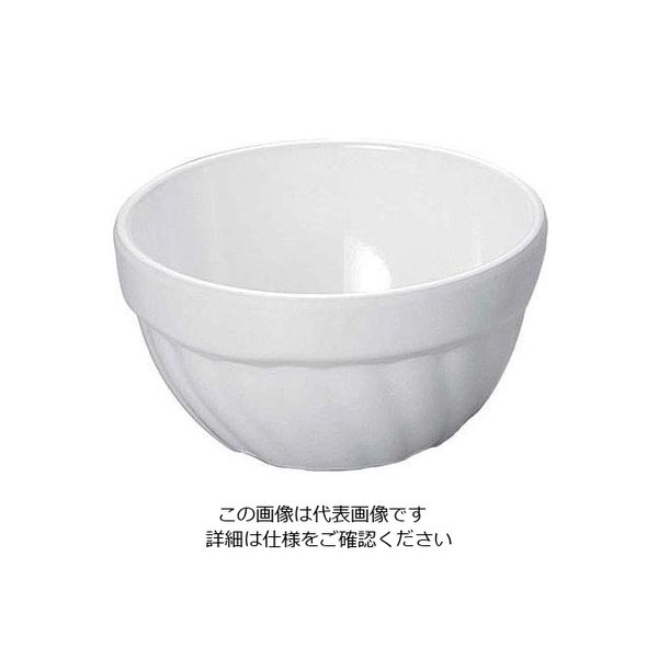 若泉漆器 バイキング丸小鉢 白 63-7200-54 1個（直送品）