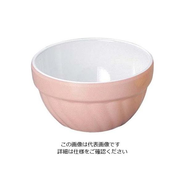 若泉漆器 バイキング丸小鉢 ピンク(内白) 63-7200-55 1個（直送品）