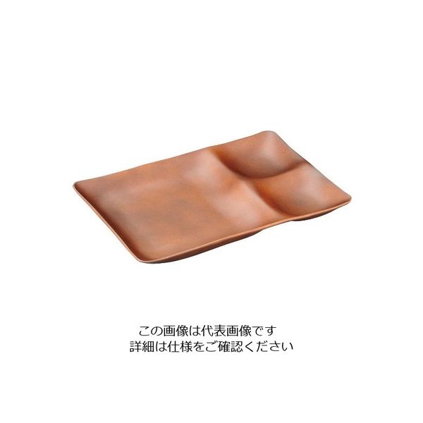 江部松商事 ツーセットプレート 総ブラウン 12020918 63-7200-76 1個（直送品）