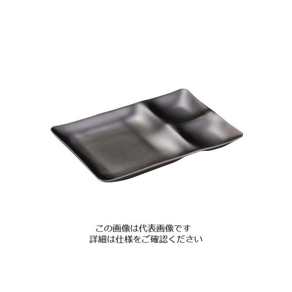 江部松商事 ツーセットプレート 総ダークブラウン 12020919 63-7200-77 1個（直送品）