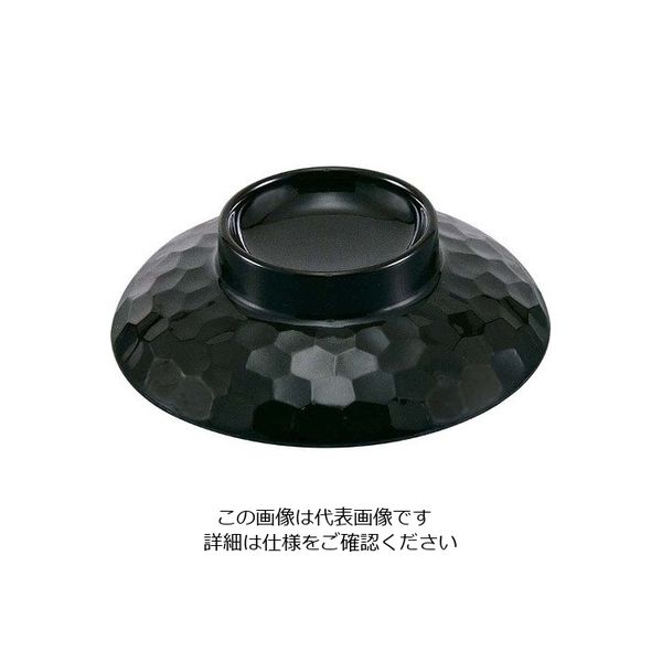 江部松商事 メラミン 亀甲汁椀 蓋 溜内黒 GWー362TMーB 63-7201-25 1個（直送品）