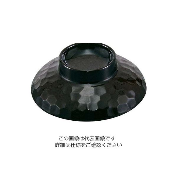 江部松商事 メラミン 亀甲吸物椀 蓋 溜内黒 GWー364TMーB 63-7201-27 1個（直送品）