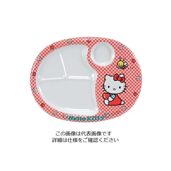 アズワン メラミン 子供食器 ニューキティ ランチ皿（大）MC-31NK 1個 63-7201-50（直送品）