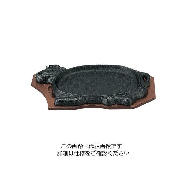 アズワン トキワ 鉄 ステーキ皿 312 アニマル 鉄板だけ 1個 63-7205-97（直送品）
