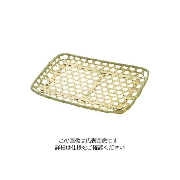 江部松商事 竹トレー(10枚入)3702(M)310×240 63-7208-81 1セット(10枚)（直送品）