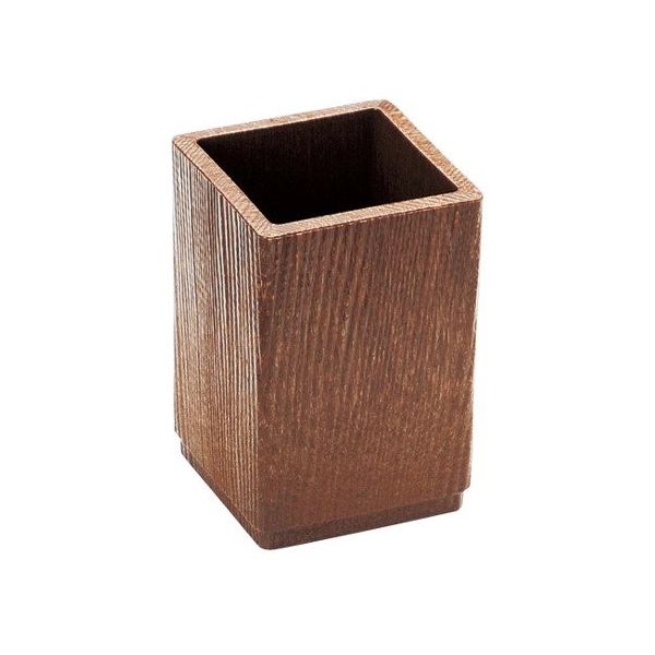 マイン 樹脂製 箸立て(小)ライトブラウン M44ー160 63-7211-41 1個（直送品）