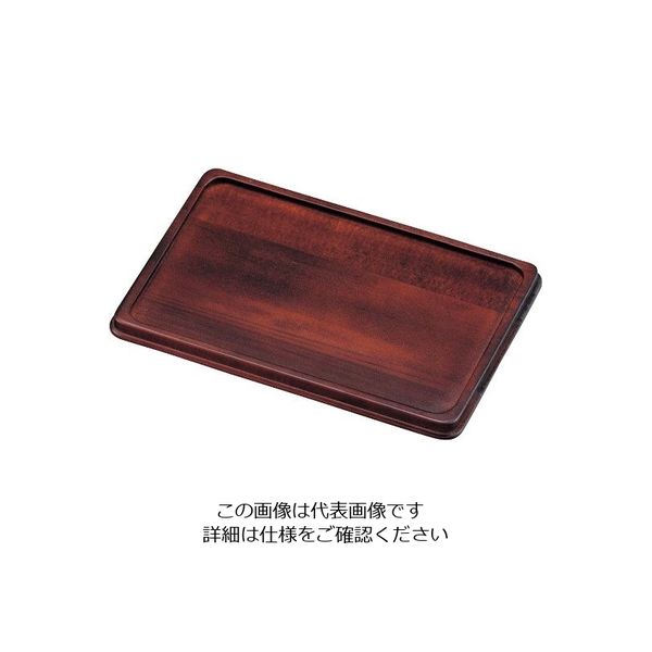 江部松商事 木製 カスタートレイ ETー17B(茶) 63-7209-92 1個（直送品）