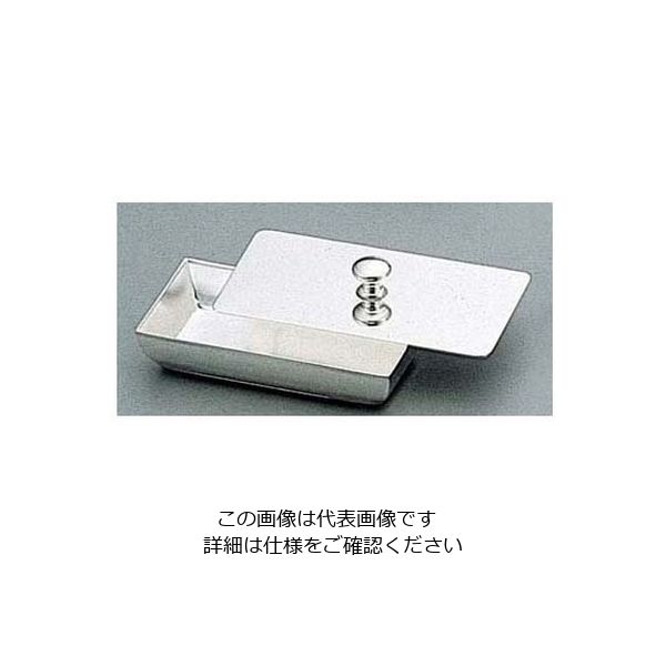 江部松商事 H 洋白 普及型 ようじ入れ 一枚蓋 三種メッキ 63-7211-53 1個（直送品）