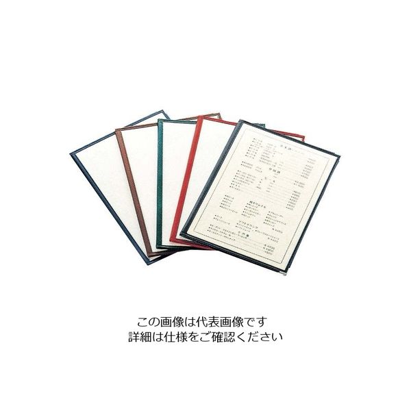 えいむ クリアテーピング メニューブック 合皮 LTBー44 緑 63-7212-26 1個（直送品）