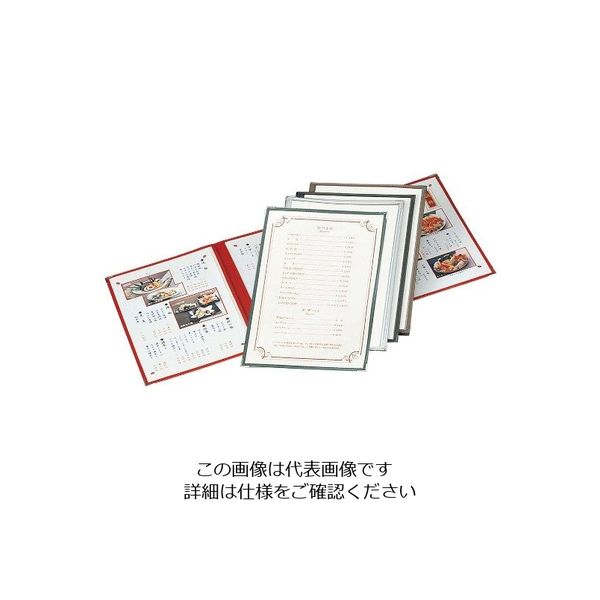 えいむ クリアテーピング メニューブック TAー46 シルバー 63-7212-31 1個（直送品）
