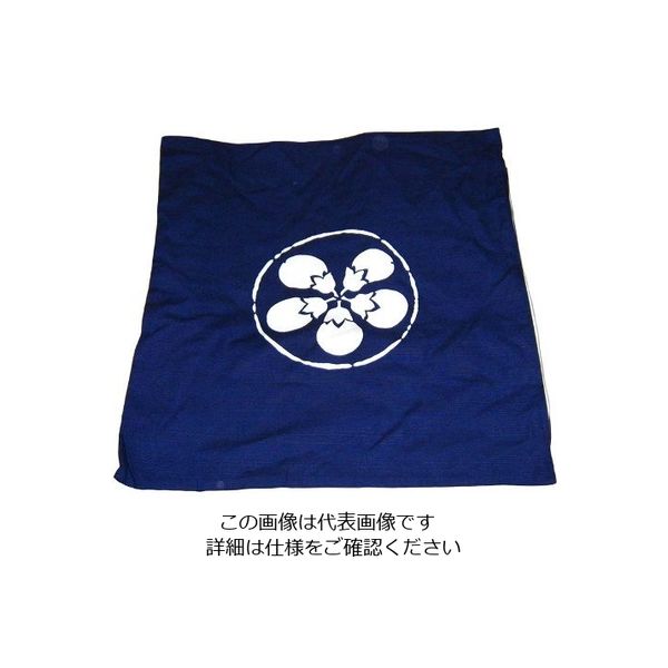 江部松商事 EBM 座布団用カバー丈 京友禅 なすび 紺 63-7216-84 1個（直送品）