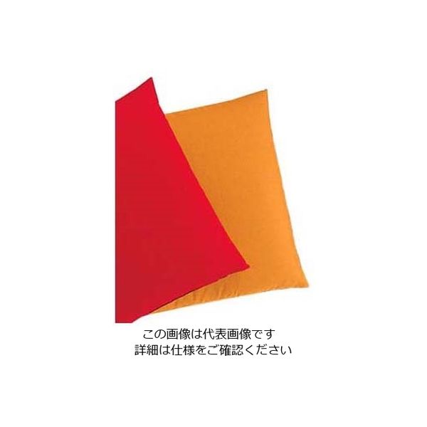 江部松商事 EBM 業務用 座布団用カバー丈 無地 金茶 小 63-7217-17 1個（直送品）