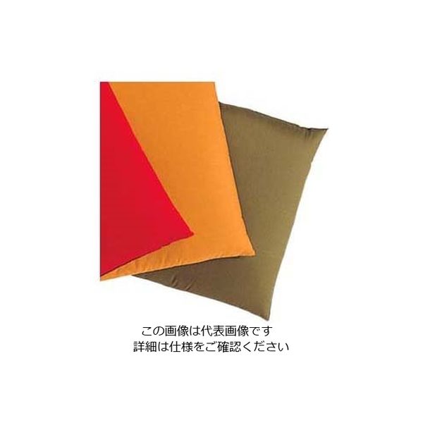 江部松商事 EBM 業務用 座布団用カバー丈 無地 緑 小 63-7217-20 1個（直送品）