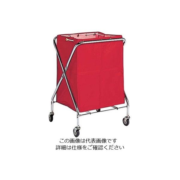 江部松商事 BM ダストカー 袋付(折りたたみ式)大 赤 236L 63-7225-32 1個（直送品）