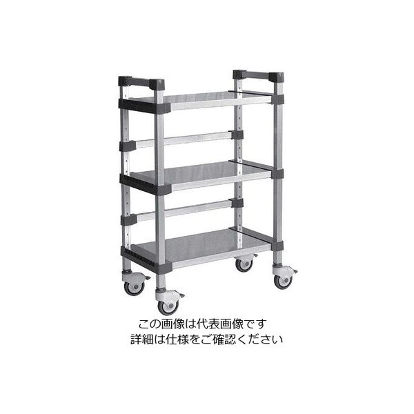 アズワン アルマンワゴン W372-3段タイプ 1個 63-7225-03（直送品）