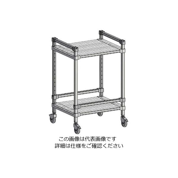 アズワン アルマンワゴン W552-2段タイプ 1個 63-7225-05（直送品）